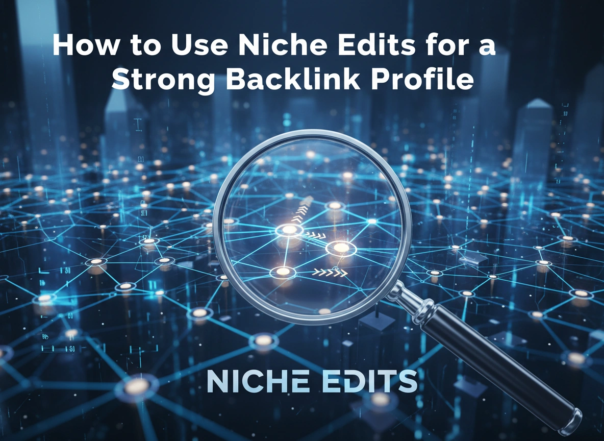 How to Use Niche Edits for a Strong Backlink Profile