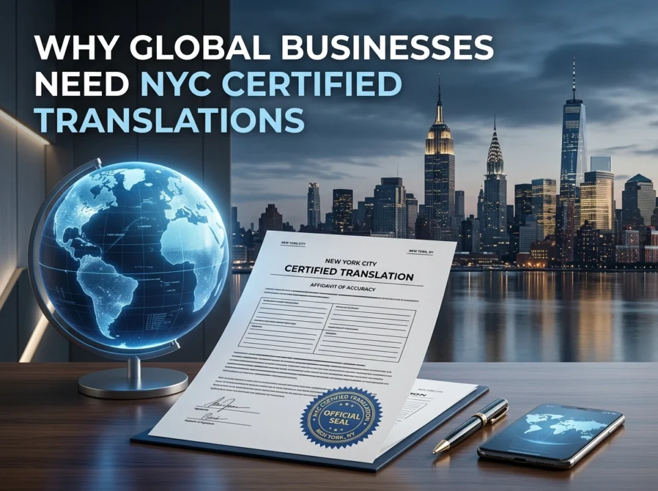 Why Global Businesses Need NYC Certified Translations
