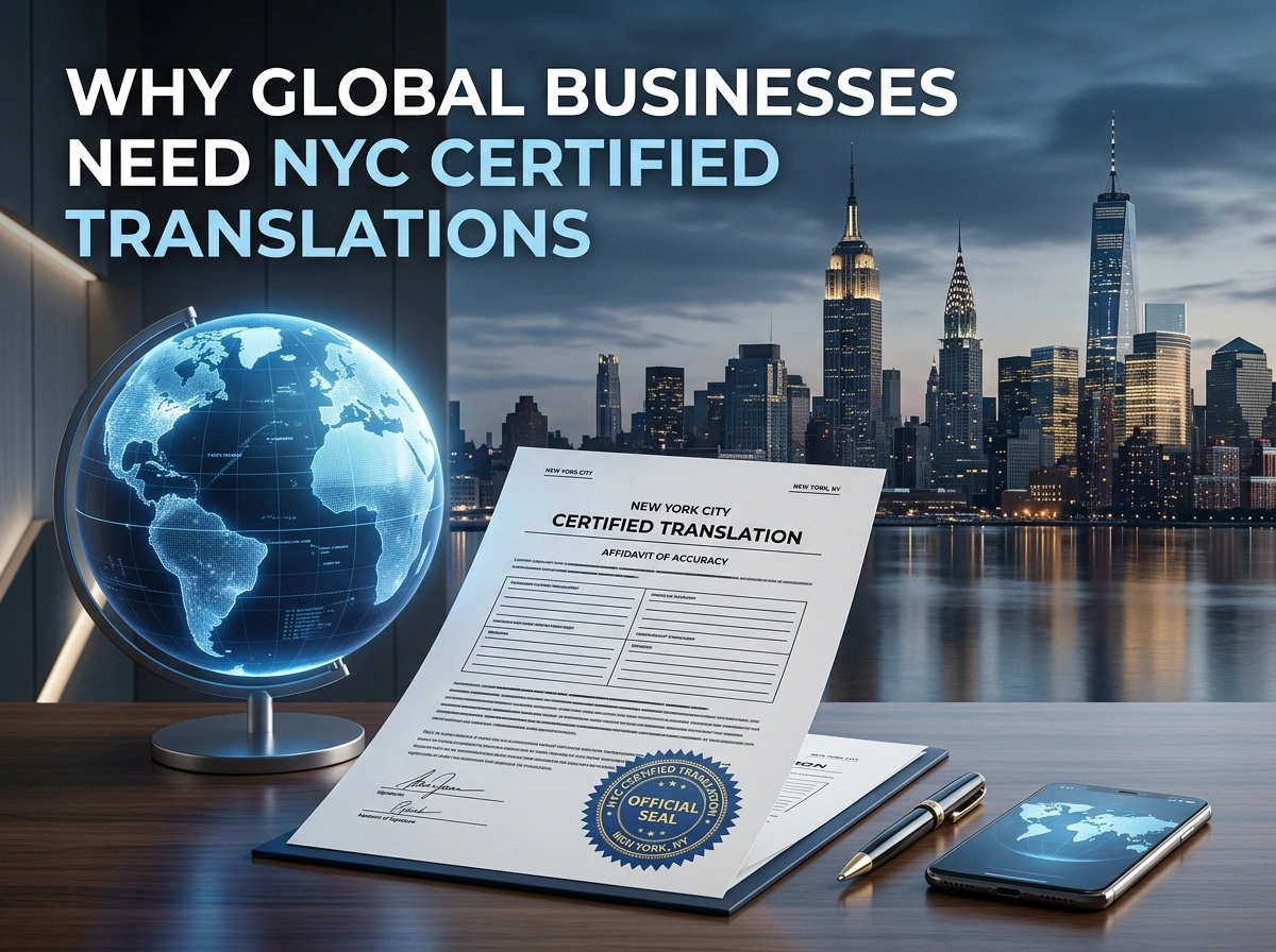Why Global Businesses Need NYC Certified Translations