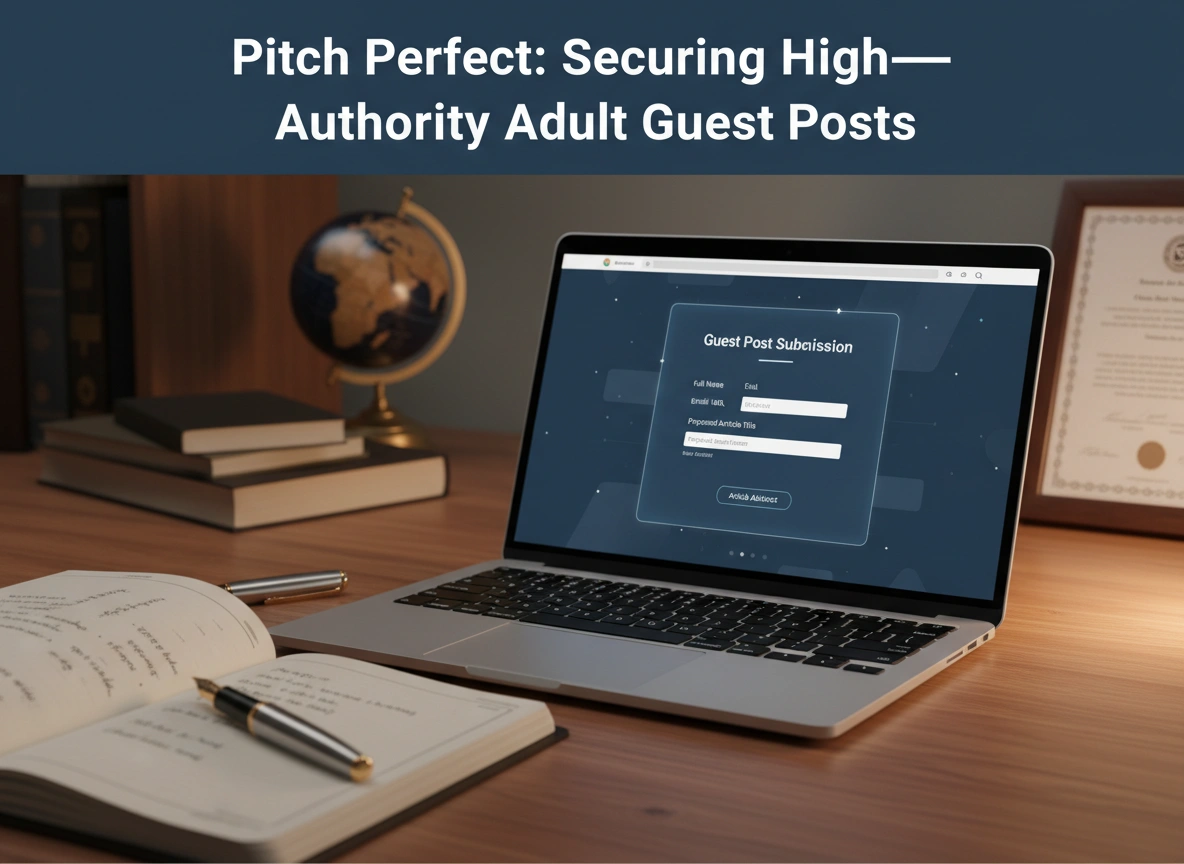Pitch Perfect: Securing High-Authority Adult Guest Posts